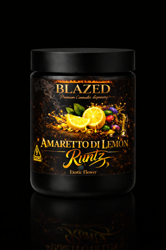 Amaretto Di Lemon THCa flower exotic small batch cannabis buds
